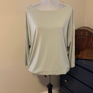 Athleta - With Ease Top, 3/4 Dolman Sleeves & Draped Back, CYA